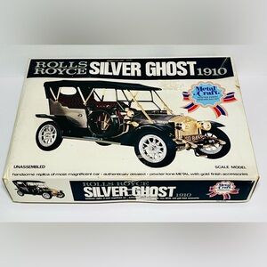 1910 Rolls Royce Silver Ghost Metal Craft 1:16 Scale Model